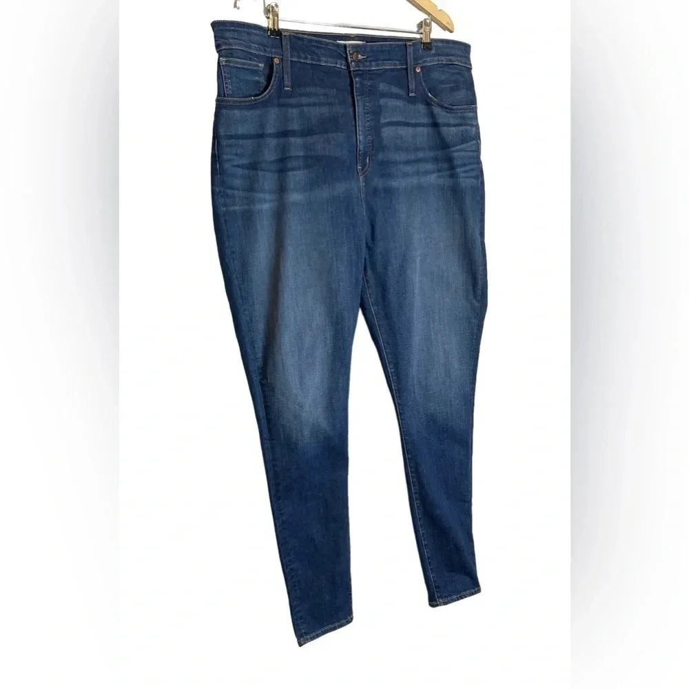 Madewell Curvy High Rise Skinny Jeans Plus Size 22 Magic Pockets Denim - Picture 3 of 11
